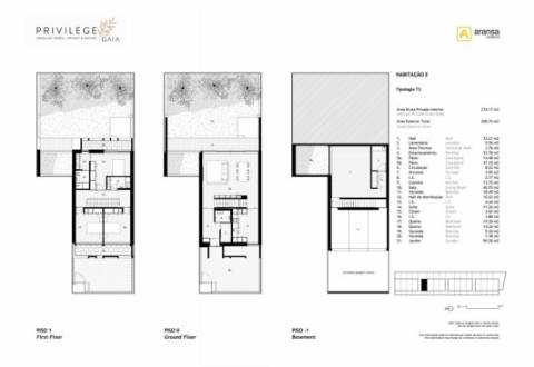 Moradia T3 no Privilege Gaia com Privacidade e Natureza em Arcozelo!
