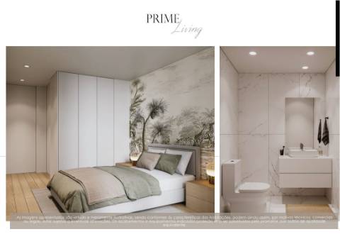 T2 novo no Empreendimento PRIME LIVING, Águas Santas, Maia, com Garagem e Terraço!