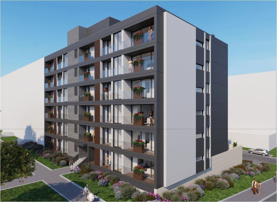T2+1 novo no Empreendimento PRIME LIVING, Águas Santas, Maia, com Garagem e Terraço!