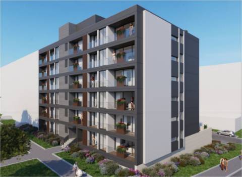 T2+1 novo no Empreendimento PRIME LIVING, Águas Santas, Maia, com Garagem e Terraço!