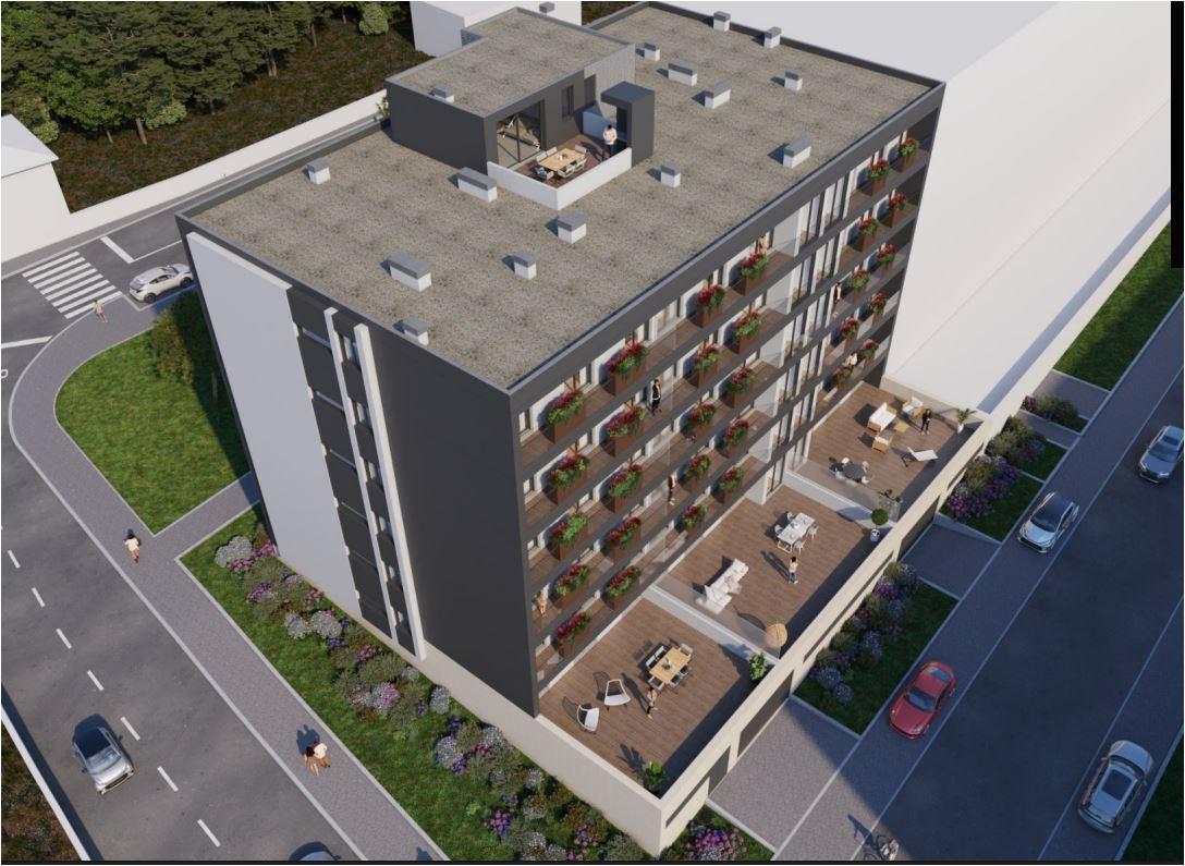 T2+1 novo no Empreendimento PRIME LIVING, Águas Santas, Maia, com Garagem e Terraço!