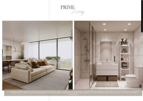 T2+1 novo no Empreendimento PRIME LIVING, Águas Santas, Maia, com Garagem e Terraço!