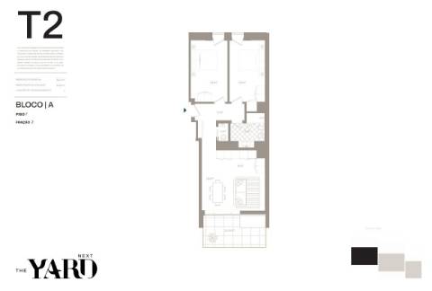 T2 Fantástico no The Next Yard, com Varanda e Vistas Deslumbrantes, nos Jardins D´Arrábida, em Gaia!