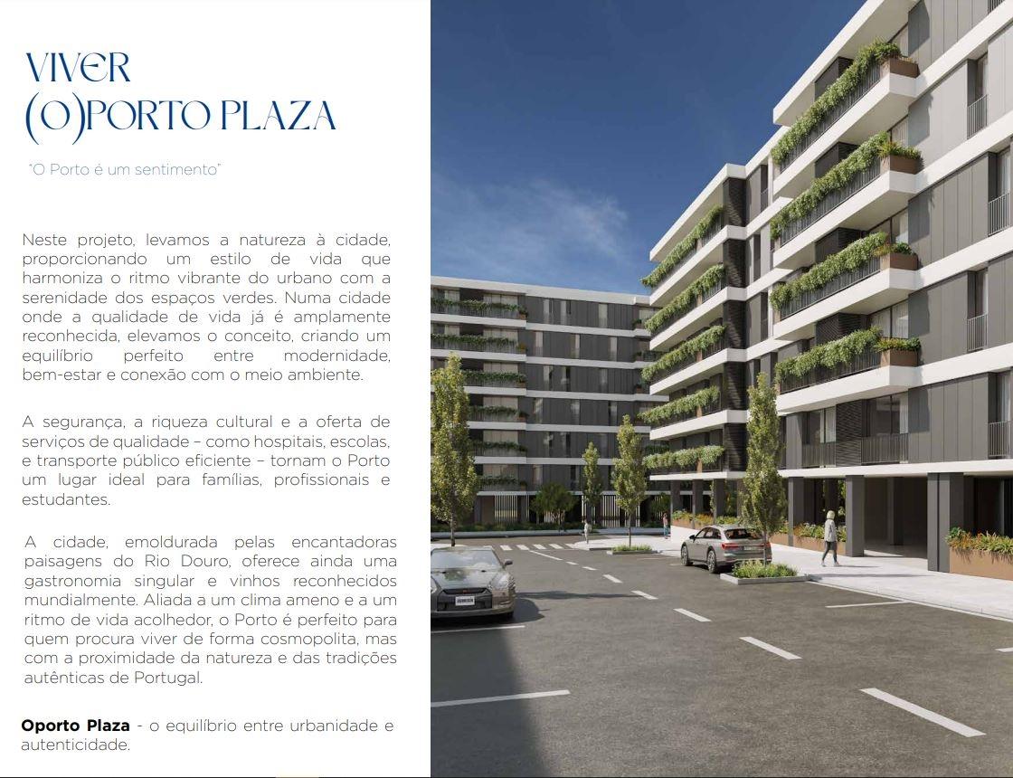 T2 Novo no empreendimento OPORTO PLAZA na zona do Jardim da Arca D´Água no Porto!
