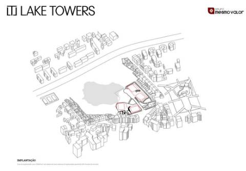 T2+1 Novo, com Terraço, no Empreendimento Lake Towers, na Arca D´Água, no Porto!