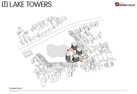 T2+1 Novo, com Terraço, no Empreendimento Lake Towers, na Arca D´Água, no Porto!
