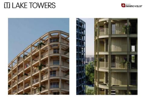 T2+1 Novo, com Terraço, no Empreendimento Lake Towers, na Arca D´Água, no Porto!