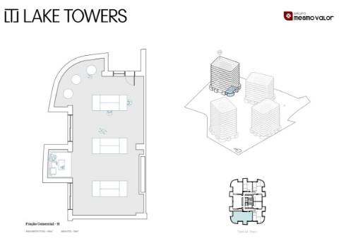 Loja Nova, no Empreendimento Lake Towers, na Arca D´Água, no Porto!