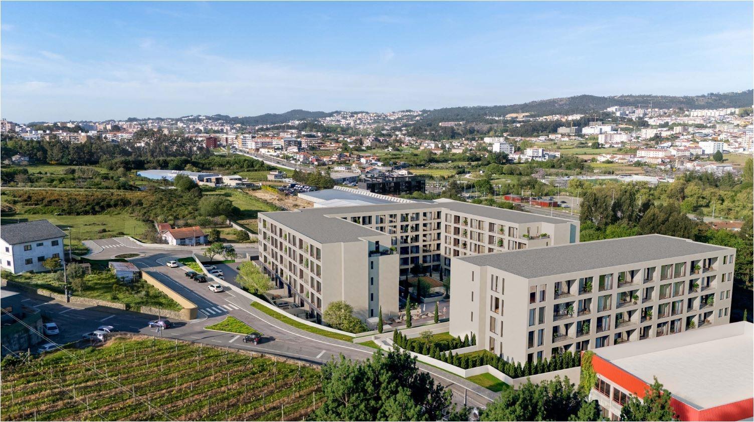 T1 num Empreendimento Novo, em Fânzeres Gondomar, com Varanda!
