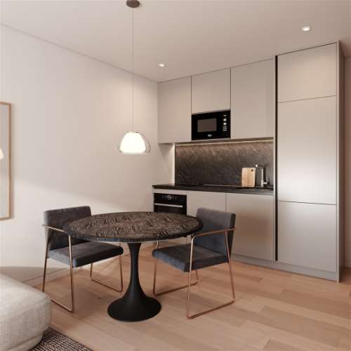 ARRENDAMENTO - Apartamento T1 Novo no Coração da Póvoa de Varzim