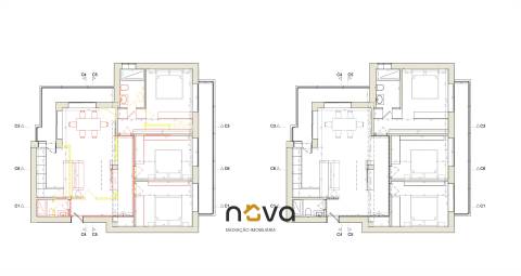 Excelente apartamento T3 situado em primeira linha , Vila Chã, Vila do Conde &#124; NOVA IMOBILIÁRIA
