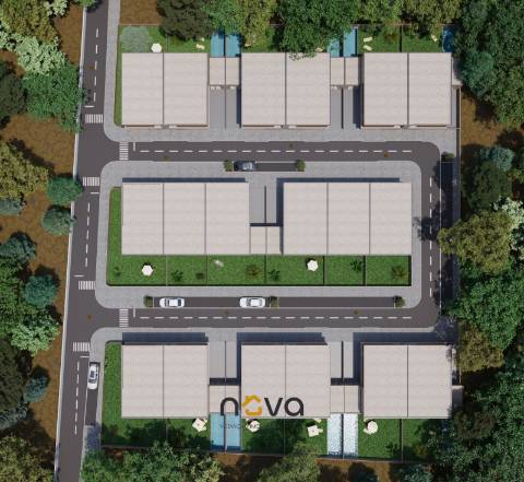 Lote de Terreno para venda, com projeto aprovado para construção de moradia em banda, em Árvore