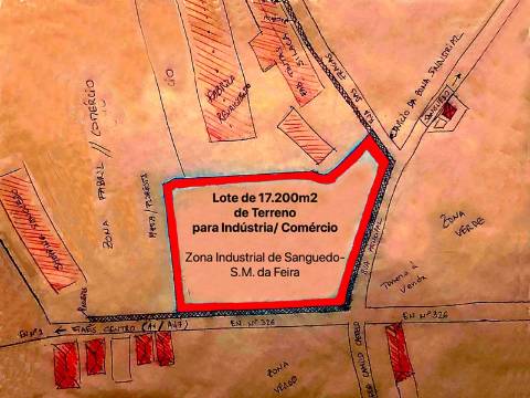 Lote de Terreno  Venda em Sanguedo,Santa Maria da Feira