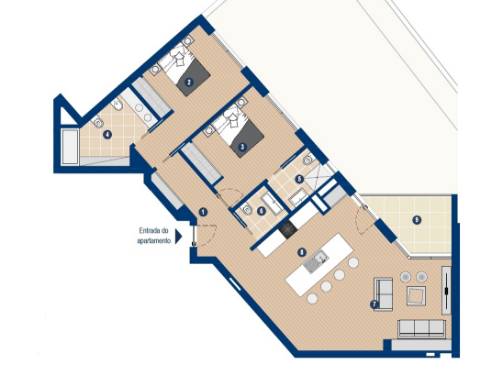 Apartamento T2, Praia da Rocha, Algarve