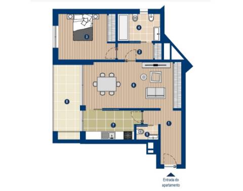 Apartamento T1, Praia da Rocha, Algarve