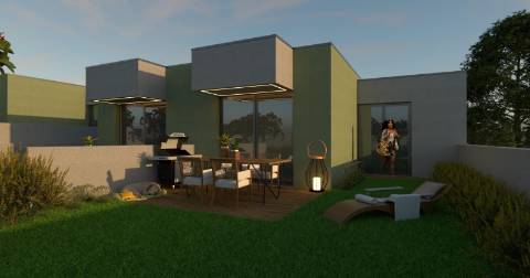 Terreno p/ Construção 8 Moradias Térreas T1 em Perosinho