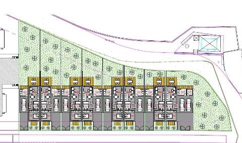 Terreno p/ Construção 8 Moradias Térreas T1 em Perosinho