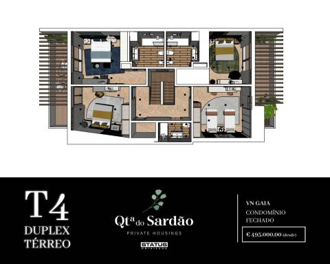 Apartamento T4 DUPLEX Venda em Oliveira do Douro,Vila Nova de Gaia