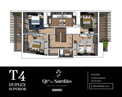Apartamento T4 DUPLEX Venda em Oliveira do Douro,Vila Nova de Gaia
