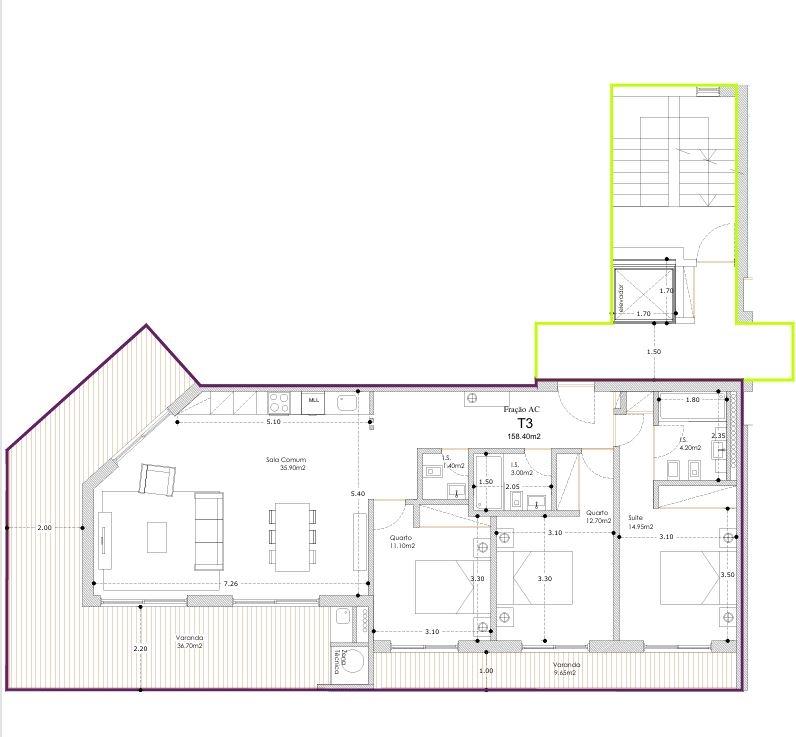 Apartamento T3 Venda em Vila Nova de Famalicão e Calendário,Vila Nova de Famalicão