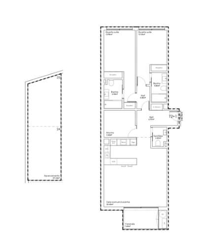 Apartamento T2+1 em São João da Madeira