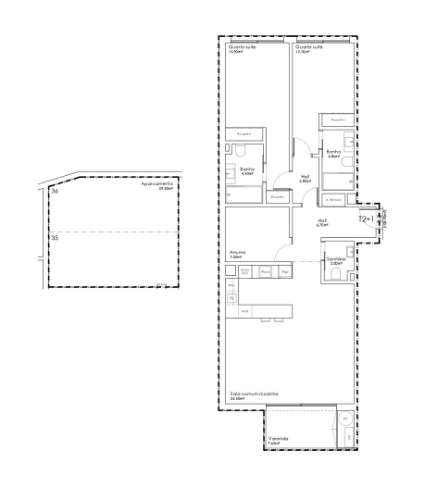 Apartamento T2+1 em São João da Madeira