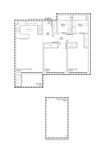 Apartamento T2  em São João da Madeira