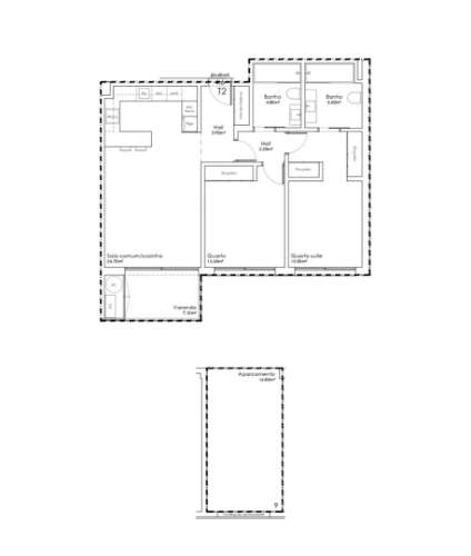 Apartamento T2  em São João da Madeira