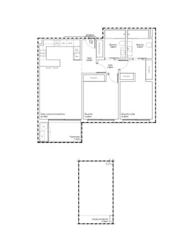 Apartamento T2  em São João da Madeira