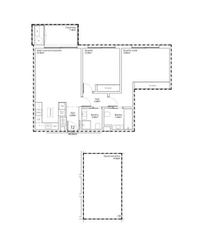 Apartamento T2  em São João da Madeira
