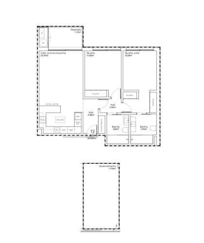 Apartamento T2  em São João da Madeira