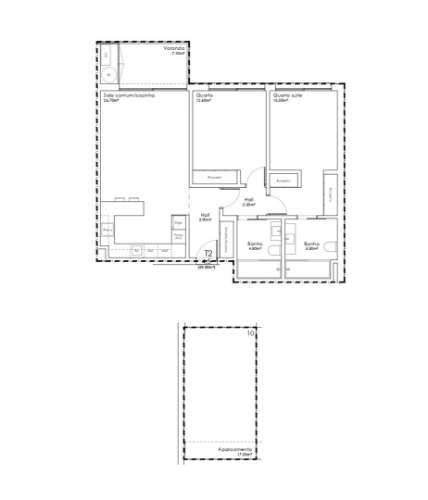 Apartamento T2  em São João da Madeira