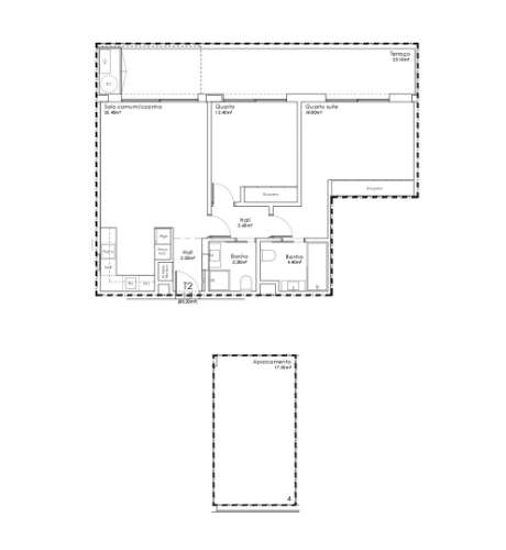 Apartamento T2 em São João da Madeira