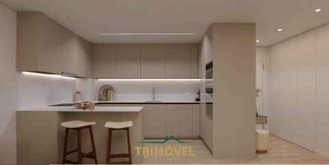 Apartamento T1 NOVO em São João da Madeira