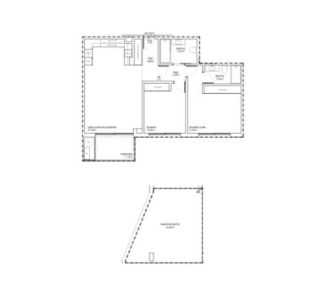 Apartamento T2 NOVO em São João da Madeira