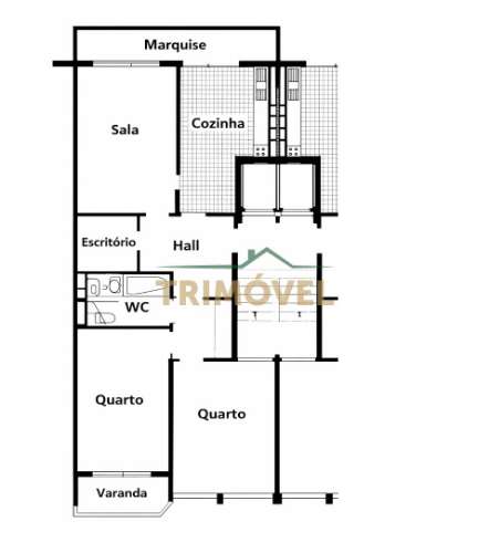 Apartamento T2+1 em São João da Madeira