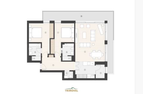 Apartamento T2 Venda em Canidelo,Vila Nova de Gaia
