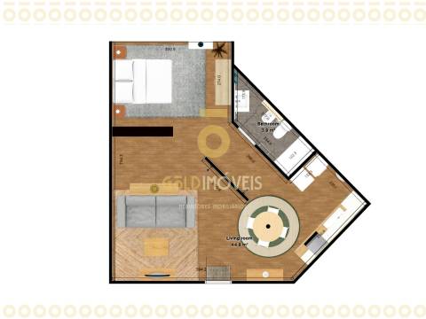 Apartamento T0 em Raiva - Castelo de Paiva