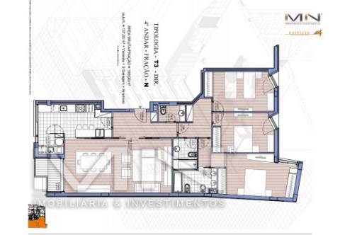 Apartamento T3 Novo - Centro da Maia