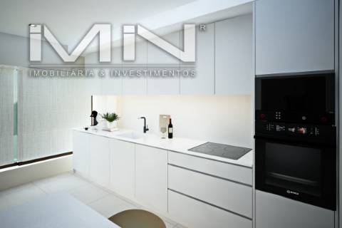 Apartamento T3 Novo  - Garagem fechada - Varandas- Centro da Maia