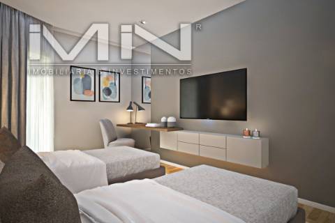 Apartamento T3 Novo  - Garagem fechada - Varandas- Centro da Maia