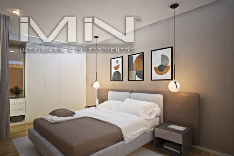 Apartamento T3 Novo  - Garagem fechada - Varandas- Centro da Maia