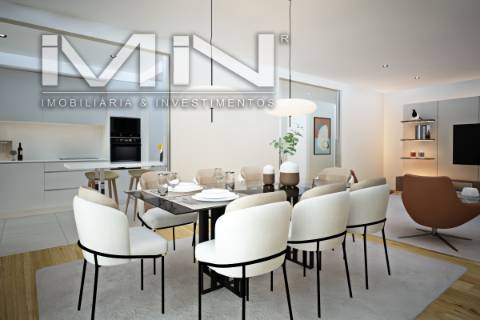 Apartamento T3 Novo  - Garagem fechada - Varandas- Centro da Maia