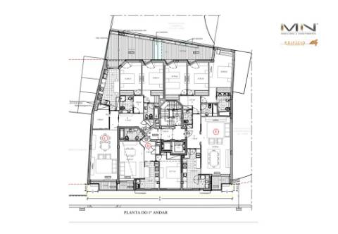 Apartamento T3 Novo  - Garagem fechada - Varandas- Centro da Maia