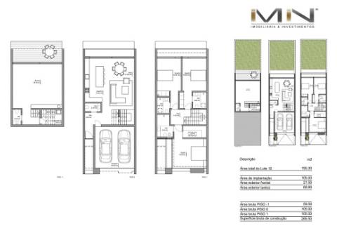 Moradia c/ 3 suites - terraço e garagem para duas viaturas