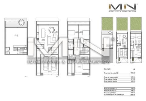 Moradia c/ 3 suites - terraço e garagem para duas viaturas