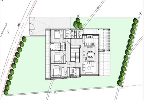 Moradia de 4 frentes - vendida em fase de acabamentos