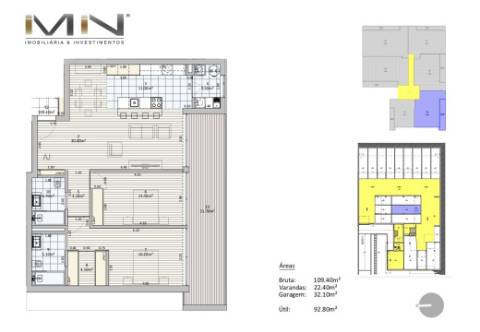 Apartamento - Cond. Fechado - Piscina - 162m2