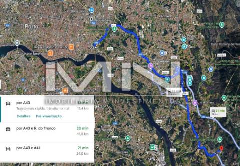 Terreno murado para construção -1299m2
