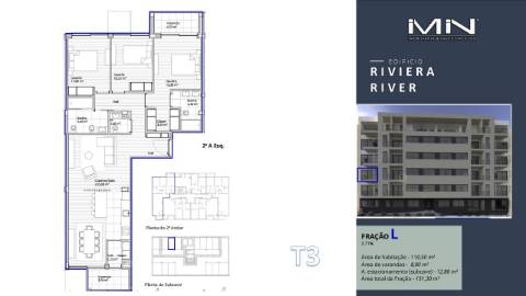 Apartamento T3 -  duas frentes junto ao Porto